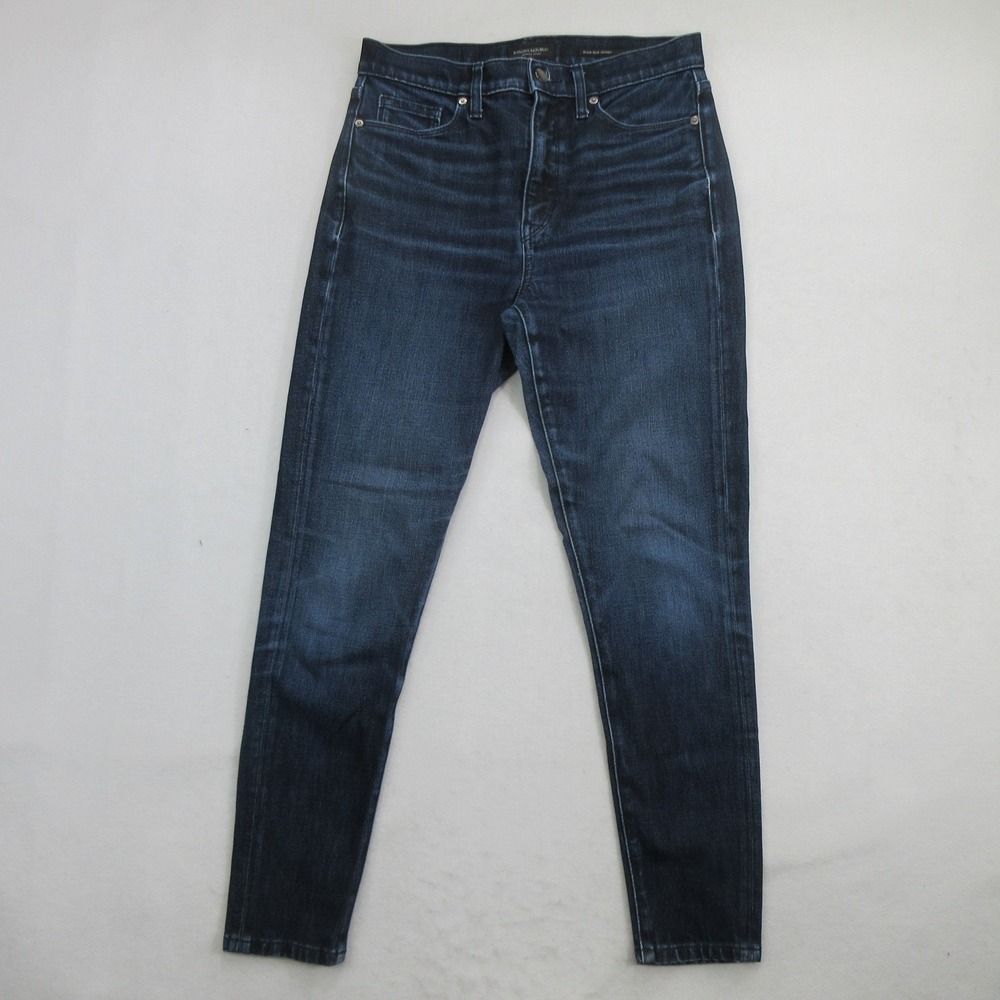 Banana Republic Women's Jeans 29 High Rise Skinny Dark Rinse Blue Stretch Denim